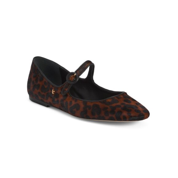 LARROUDE Natural Made In Brazil Leather Blair Slide On Mule Flats - Picture 1 of 2